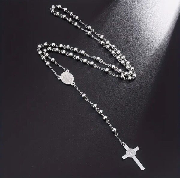 cadena y crucifijo de plata 1
