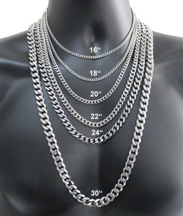 Set de cadenas de oro blanco para dama