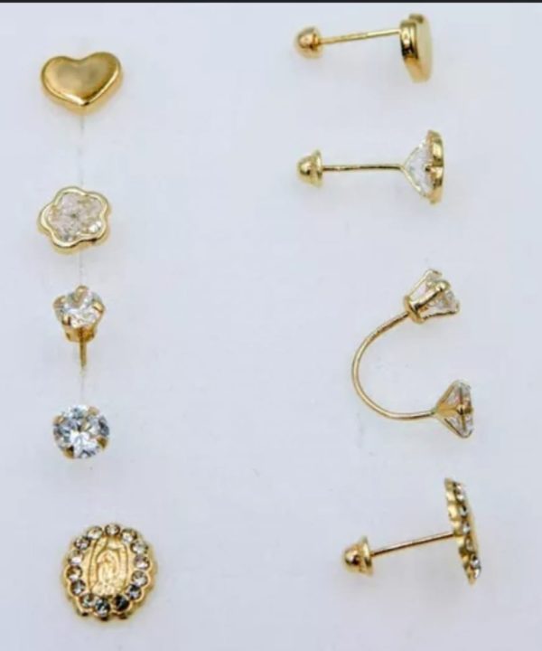 Set pack de aretes de oro